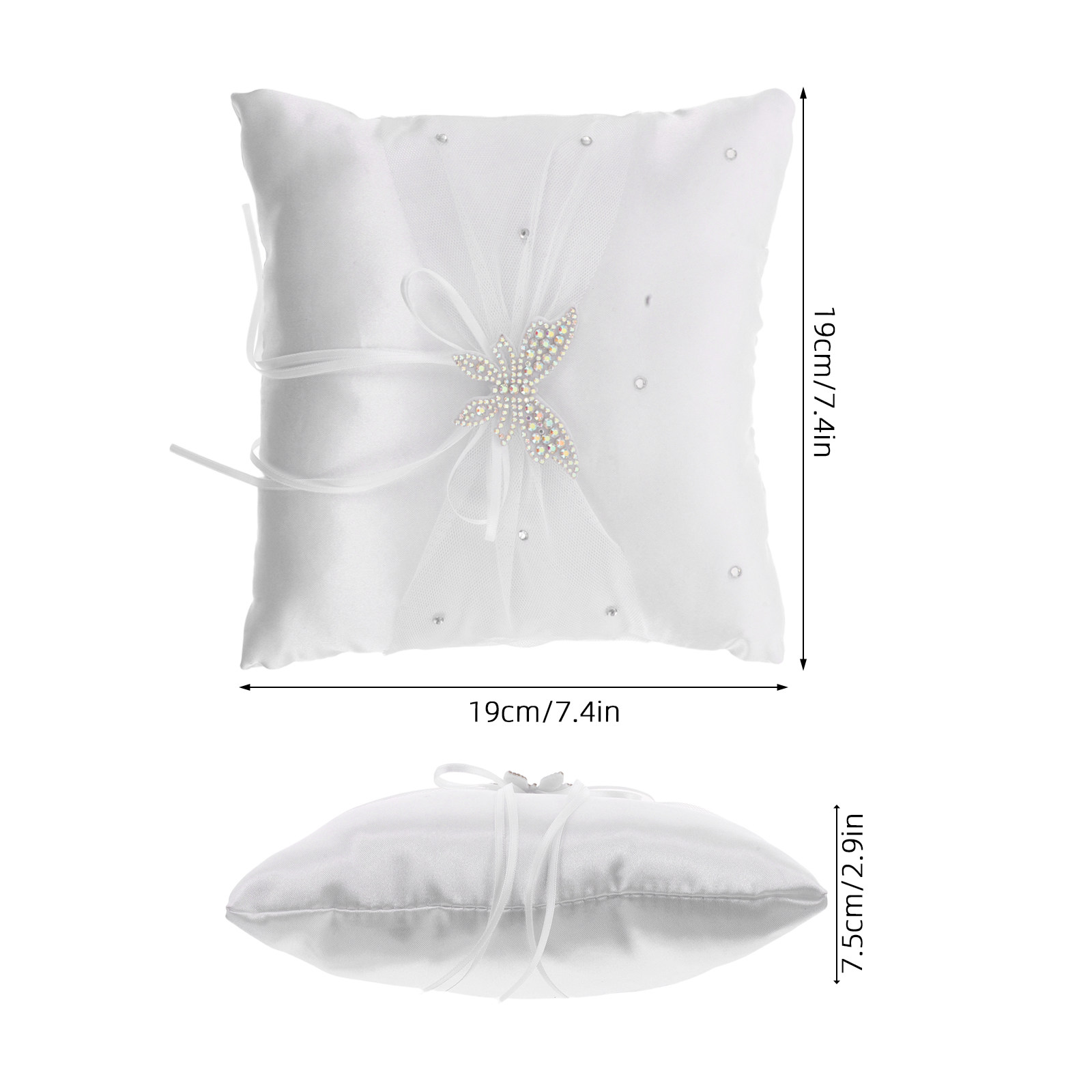나비 모양 반지 베개, 결혼식 소품, 신부 액세서리,  - Ring Bearer Pillow 리뷰 및 가격