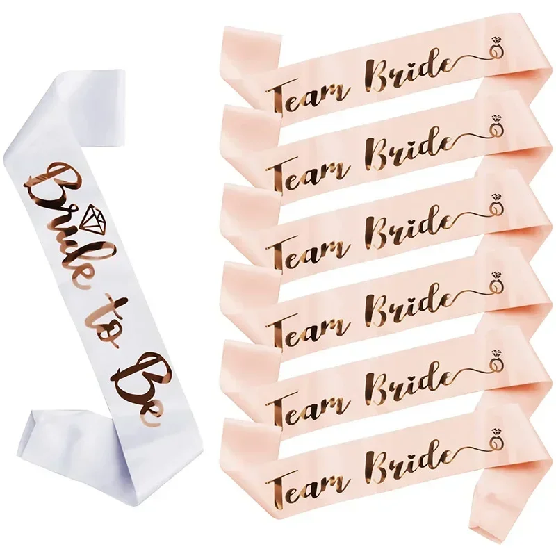 1 세트 로즈 골드 팀 신부 결혼식 독신 파티 암탉 파 - Bride Tribe Sash 리뷰 및 가격
