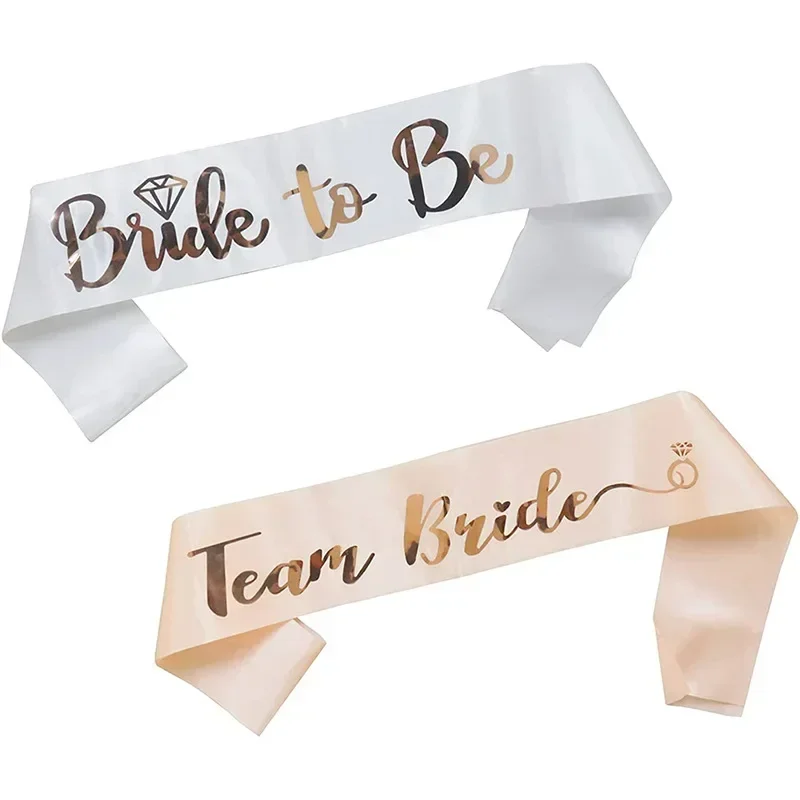 1 세트 로즈 골드 팀 신부 결혼식 독신 파티 암탉 파 - Bride Tribe Sash 리뷰 및 가격