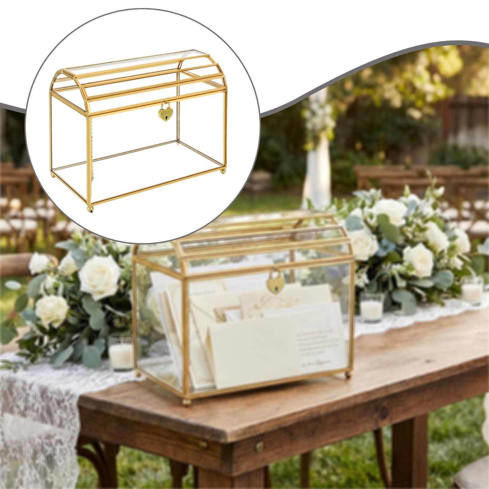 이벤트 졸업 파티 생일을 위한 유리 웨딩 카드 상자 보 - Wedding Card Box 리뷰 및 가격