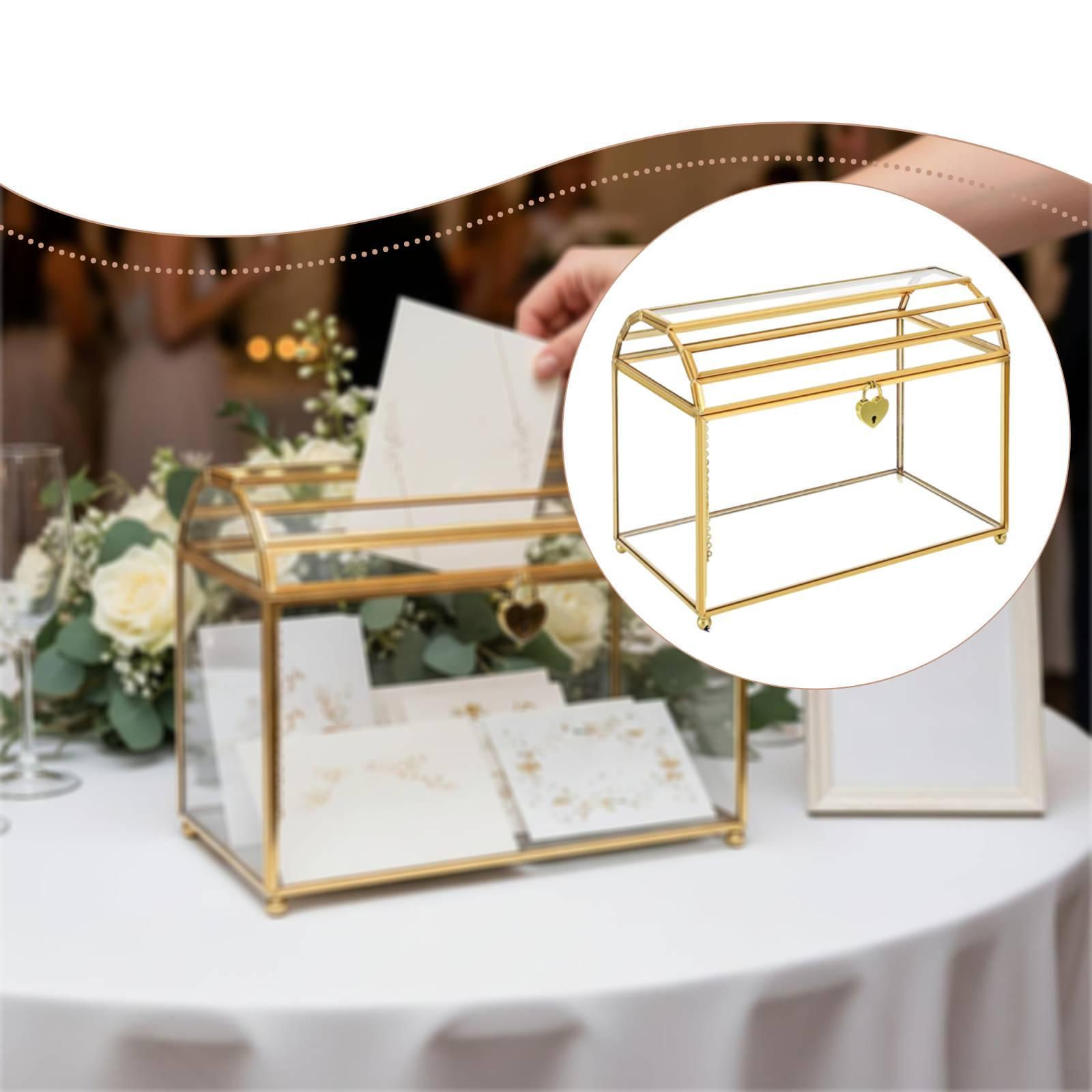 이벤트 졸업 파티 생일을 위한 유리 웨딩 카드 상자 보 - Wedding Card Box 리뷰 및 가격