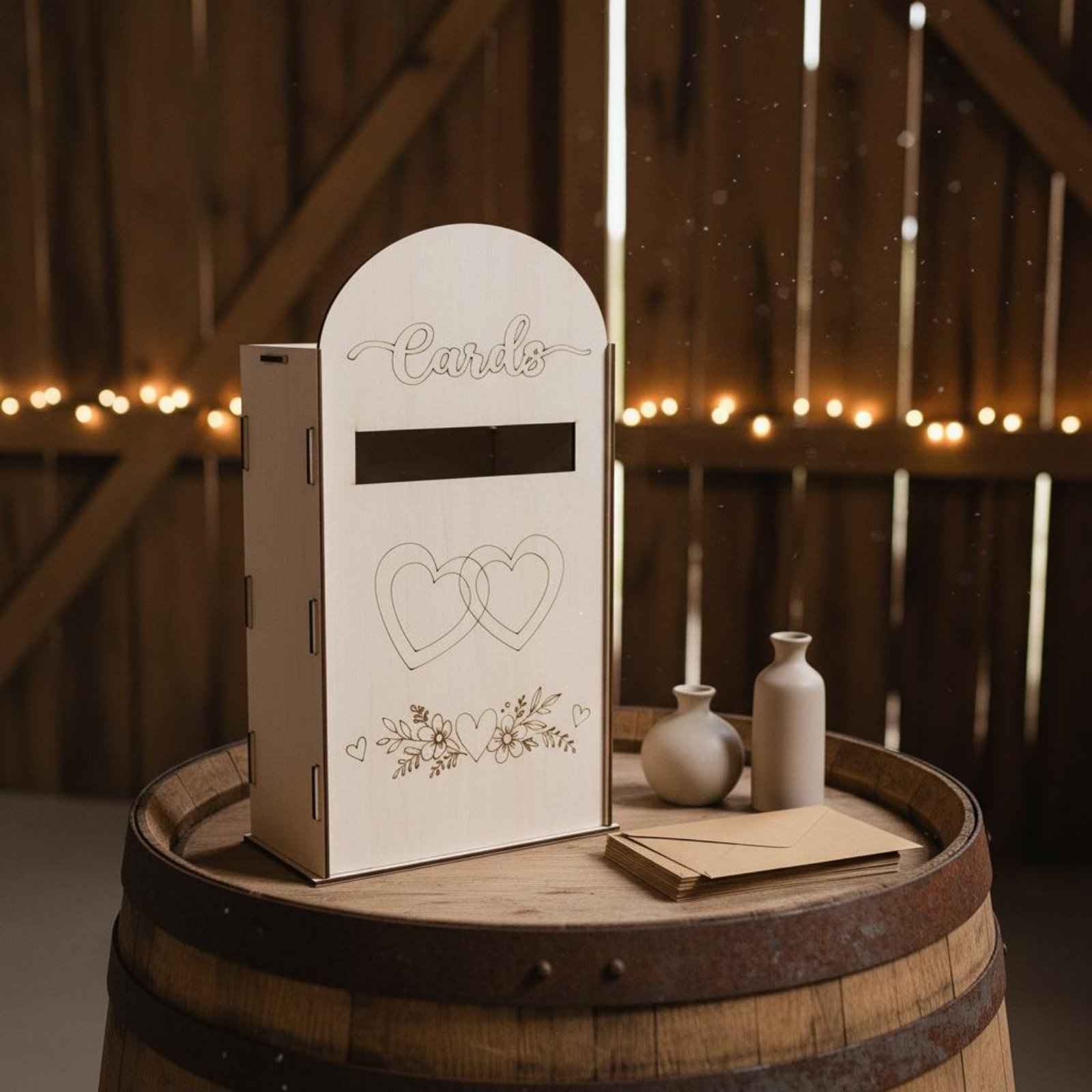 나무 웨딩 카드 상자 레이저 컷 디자인 웨딩 카드 상자 - Wedding Card Box 리뷰 및 가격